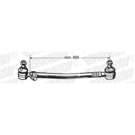 tirante sterzo completo iveco 95/109.14/z  l.665