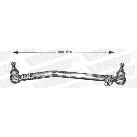 tirante sterzo completo scania serie top line l.810