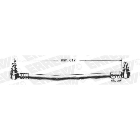 tirante sterzo completo mercedes 1626s/32s 1919s/26s/32s 2026/32 2226/32s (6x2-6x4) - l.817
