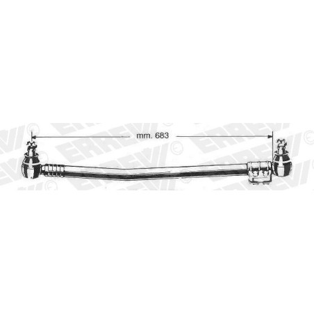 tirante sterzo completo mercedes 814 914 l.683