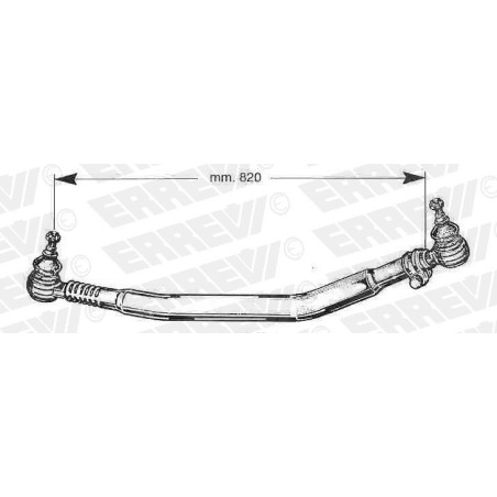tirante sterzo completo volvo fl6 f12 l.820
