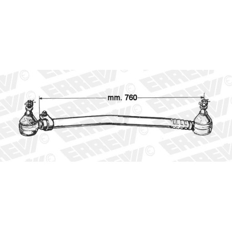 tirante sterzo completo nissan eco l60 l70 l.760
