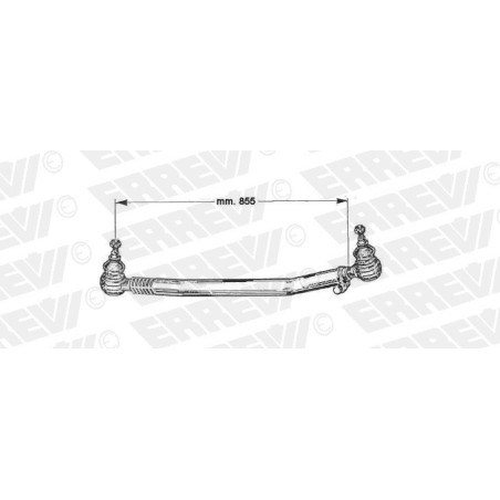 tirante sterzo completo iveco eurocargo tector 140e-180e l.855