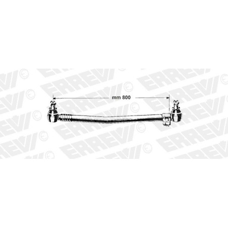 tirante sterzo completo mercedes atego ii - l.800