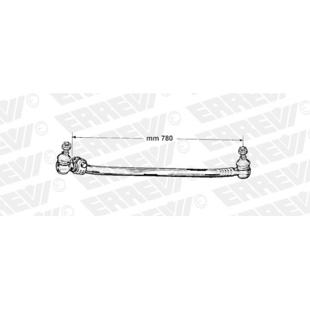 tirante sterzo completo man l2000 l.780