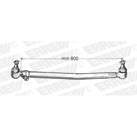 tirante sterzo completo mercedes ng l.800