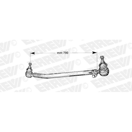 tirante sterzo completo renault midliner l.790