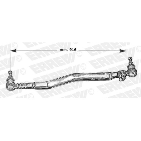 tirante sterzo completo iveco eurocargo e tector 95e 135e 100e 140e 150e l.916