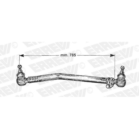 tirante sterzo completo man l2000 l.785