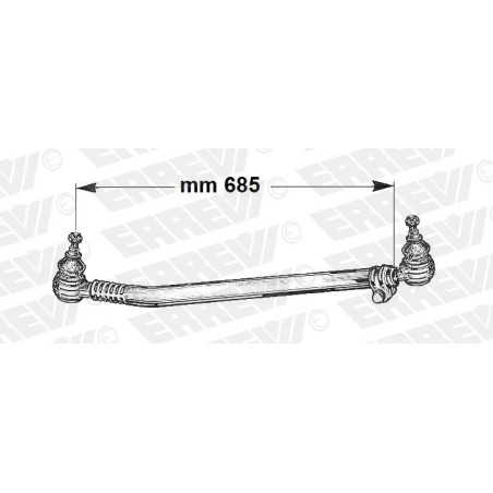 tirante sterzo completo renault magnum l.685