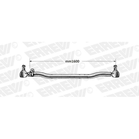 tirante sterzo completo man f90 f2000 m2000 e l.1600