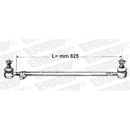 tirante sterzo completo mercedes actros mp1/2/3 l.825