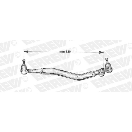 tirante sterzo completo renault premium i e ii volvo fe l.820