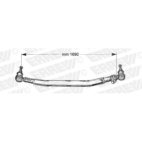 tirante sterzo completo scania 94 114 124 144 164 l.1690