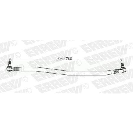 tirante sterzo completo man f2000 l.1750