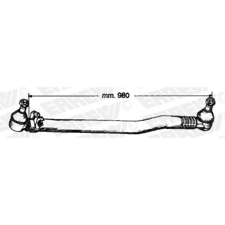 tirante sterzo completo man f2000 l.980
