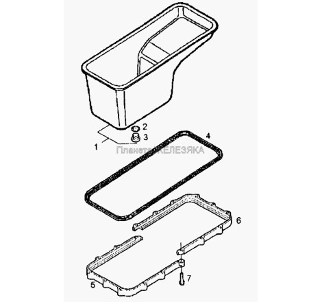 coppa olio motore iveco...