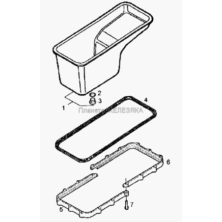 coppa olio motore iveco stralis cursor 10