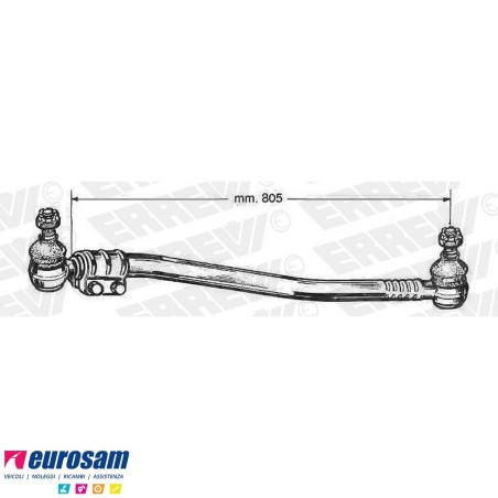 tirante sterzo completo volvo f10 f12 f16 l.805