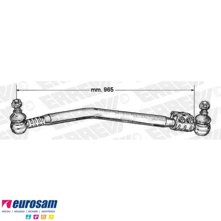 tirante sterzo completo renault gamma r 350 360 370 390 420 l.965