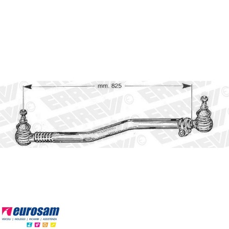 tirante sterzo completo mercedes actros atego axor l.825