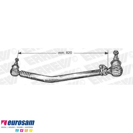 tirante sterzo completo daf f2300 f3300 f3600 l.820