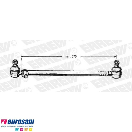 tirante sterzo completo renault magnum e magnum e-tech l.670