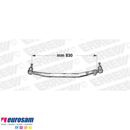 tirante sterzo completo daf 65cf 75cf 85cf l.830