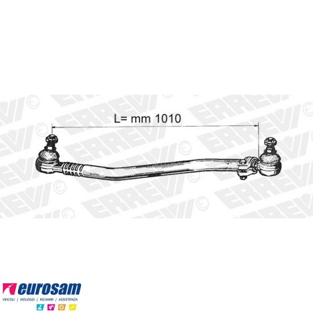 tirante sterzo completo man f2000 e - l.1010