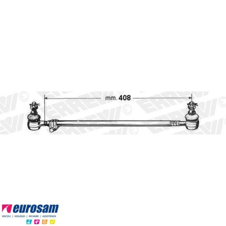tirante sterzo completo iveco daily duty 30.8 35.8 40.8 l.408