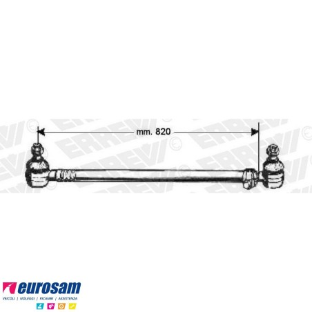 tirante sterzo completo iveco eurotrakker 340e34-410e42 cursor 340e45-410e48 l.820