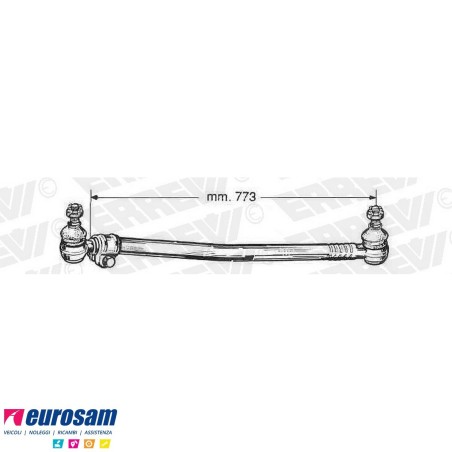 tirante sterzo completo iveco eurocargo e tector 60e-180e l.773