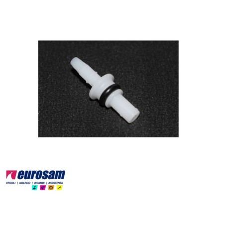 Raccordo giunzione connettore d.4 con oring per pulsanti e valvole sedile Isri 6860