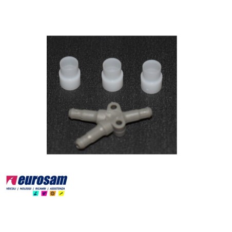 KIT RACCORDO GIUNZIONE AD Y TUBO ARIA SEDILE ISRI D.4,3