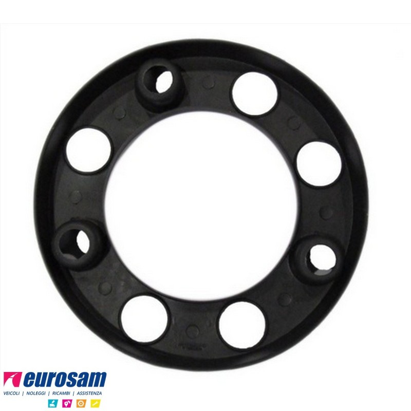 anello copriruota 8 fori in plastica nero 317432115/8