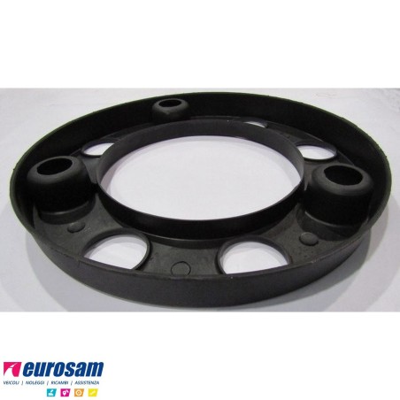 anello copriruota 8 fori in plastica nero