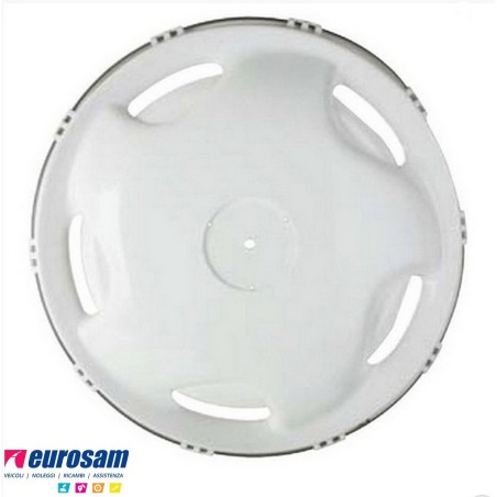 copriruota posteriore in plastica bianco per cerchio 19,5
