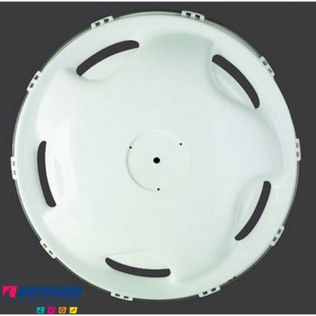 copriruota posteriore in plastica bianco per cerchio 19,5