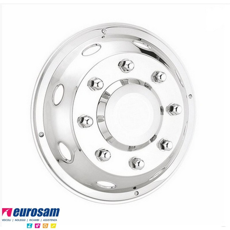 copriruota anteriore inox per cerchio 19,5 A2A-594F