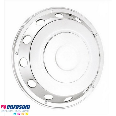 anello copriruota anteriore inox per cerchio 22,5