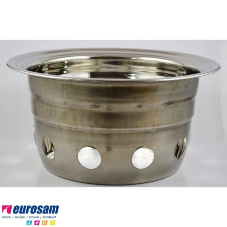 copricerchio posteriore inox diametro 22,5