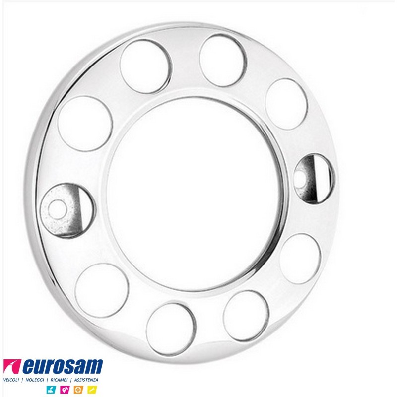 anello copriruota 10 fori inox cerchio 22,5 A2A-5252