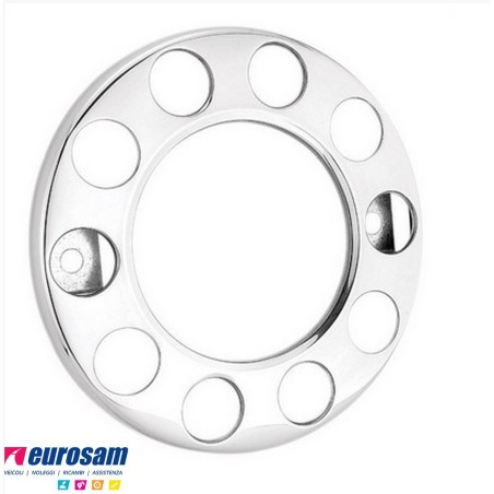 anello copriruota 10 fori inox cerchio 22,5