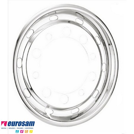 copricerchio inox diametro 22,5 et130