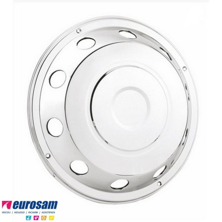 anello copriruota anteriore inox cerchio 19,5