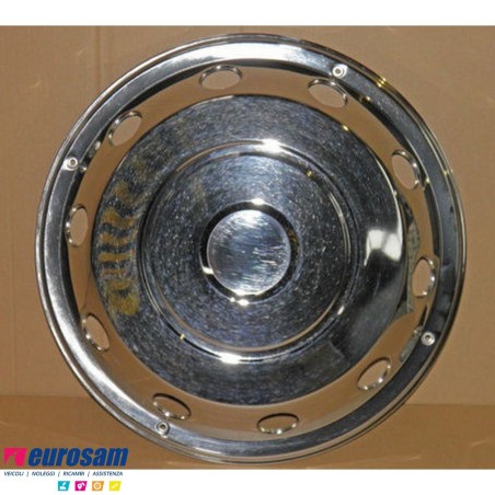 anello copriruota anteriore inox cerchio 19,5