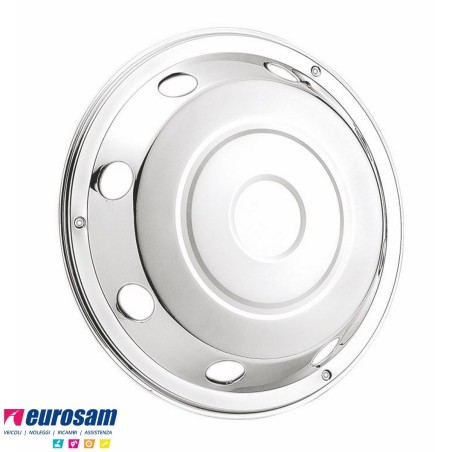 anello copriruota anteriore inox cerchio 17,5