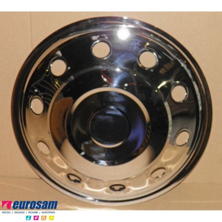 anello copriruota inox anteriore cerchio 16