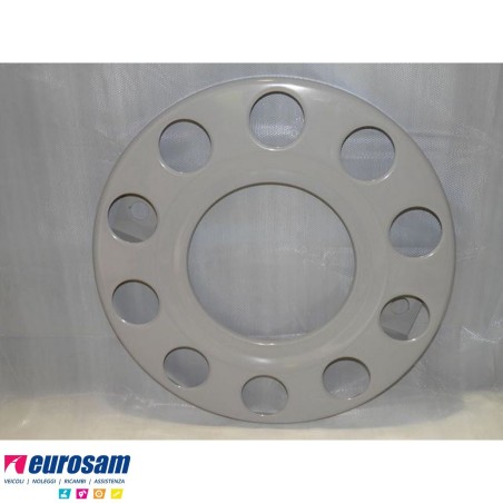 anello copriruota 10 fori anteriore in ferro verniciato grigio