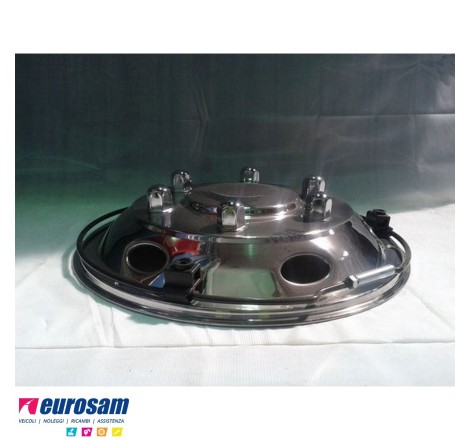 copriruota anteriore inox...